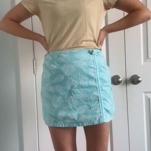 Vintage Seashell Pattern Lilly Pulitzer Skirt/Skort !!